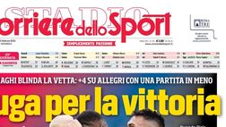 PRIMA PAGINA CORRIERE DELLO SPORT OGGI: “Riecco Kvaravaggio, il Napoli si rilancia”