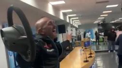 Napoli, Spalletti riceve in dono… il volante della sua panda rubata (VIDEO)