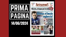 Prima pagina Tuttosport: “Chiesa: vi faccio vedere io!”