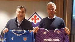 FOTO – Un club di Serie D visita il Viola Park: Barone fa da “guida”