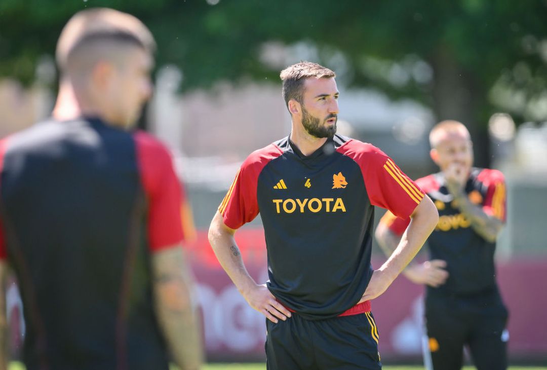 Roma, la seduta a Trigoria con la testa all’Empoli – FOTO GALLERY - immagine 7