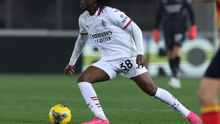 Warren Bondo AC Milan Lecce-Milan 2-3 Serie A 2024-2025