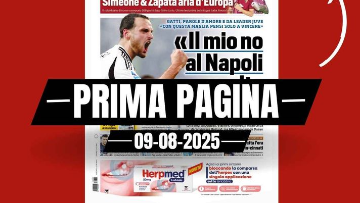 Prima pagina Tuttosport: 'Milan, Allegri non molla Vlahovic'