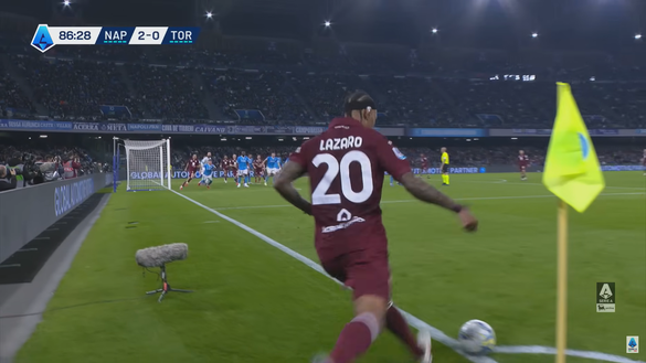 Napoli-Torino 2-1, l’analisi dei gol: grossi errori di Ebosse e Lazaro in marcatura- immagine 9