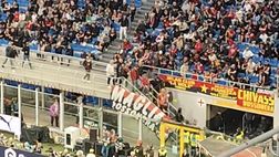 Anche basta…i tifosi del Milan escono ben prima del fischio finale