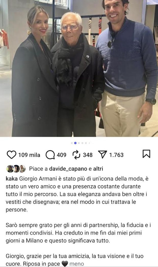 Kakà Armani