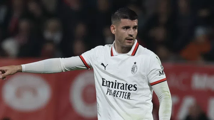 Álvaro Morata AC Milan Monza-Milan 0-1 Serie A 2024-2025
