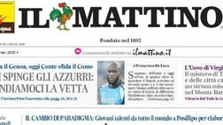 PRIMA PAGINA IL MATTINO OGGI: “Napoli spinge gli azzurri: riprendiamoci la vetta”
