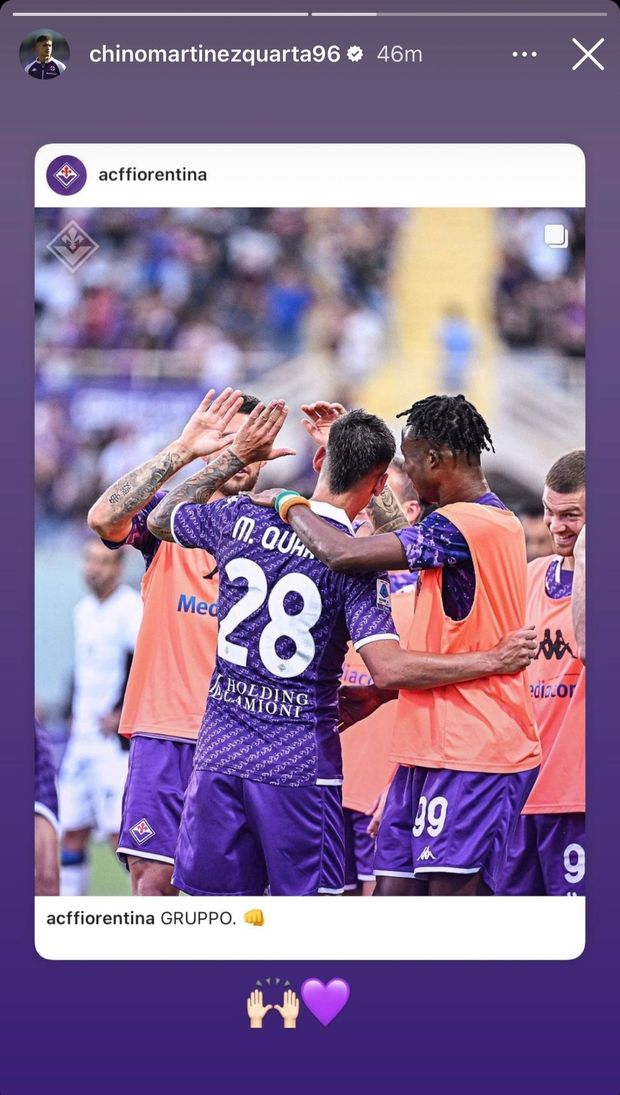 FOTO – Un Martinez Quarta recuperato e carico: “Gruppo!”- immagine 2