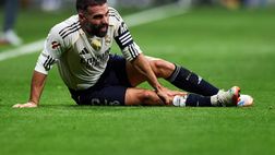 Real Madrid, tegola per Carvajal: nuovo intervento al ginocchio e stop di 2/3 mesi