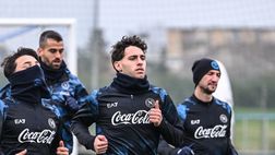GALLERY Hasa, primo allenamento con il Napoli a Castel Volturno: le foto