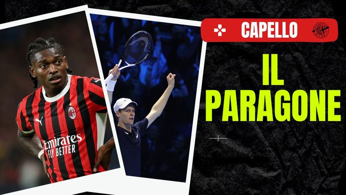 Rafael Leao AC Milan Real Madrid-Milan 1-3 Champions League 2024-2025 Sinner