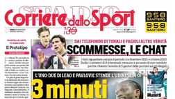 PRIMA PAGINA CORRIERE DELLO SPORT OGGI: “Lautaro con Arna, Inzaghi vuole il +6”
