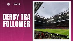 Il Milan ‘domina’, l’Inter rincorre: ecco il derby dei follower