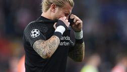 Tegola Karius, esce dal campo con la gamba fasciata: stagione finita