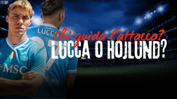 Due giganti, caratteristiche diverse: Lucca o Hojlund, così Conte sceglierà chi schierare