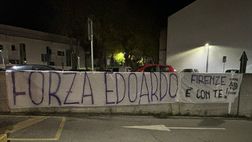 Firenze abbraccia Bove, dalle lettere agli striscioni. La città è con lui