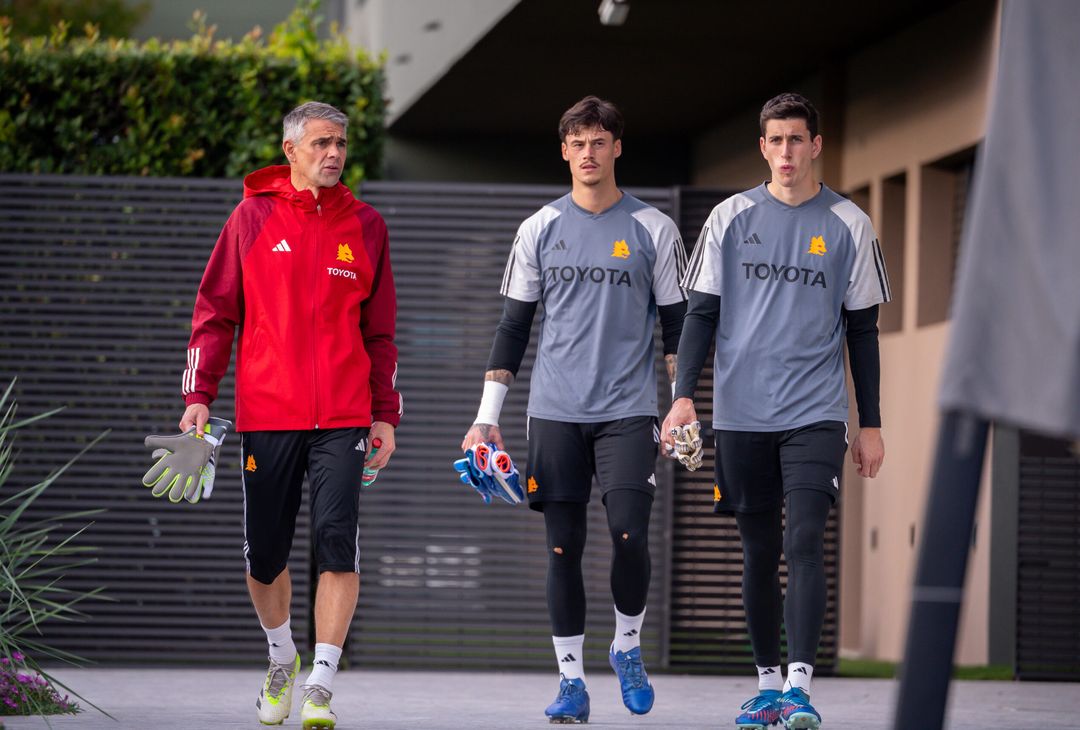 Roma, l’allenamento dopo il successo con il Lecce: nel mirino lo Slavia – FOTOGALLERY - immagine 7