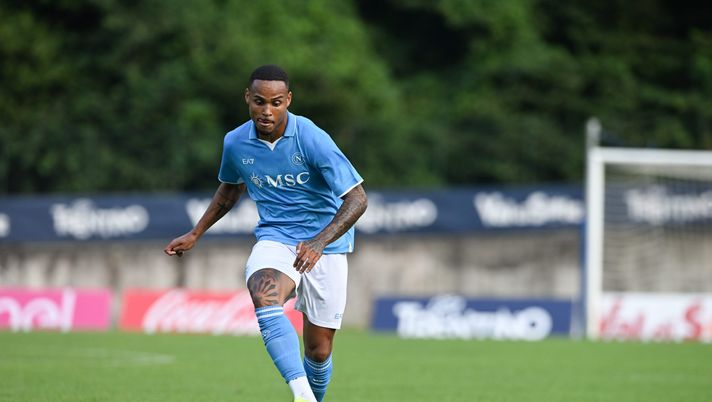 DIMARO, ITALY - JULY 16: SSC Napoli Natan Bernardo de Souza
during the Pre-season Friendly match between SSC Napoli and ASD Anaune Val di Non on July 16, 2024 in Dimaro, Italy. (Photo by SSC NAPOLI/SSC NAPOLI via Getty Images) Natan vorrebbe maggior minutaggio, escluso il ritorno in Brasile: l’ipotesi - immagine 1