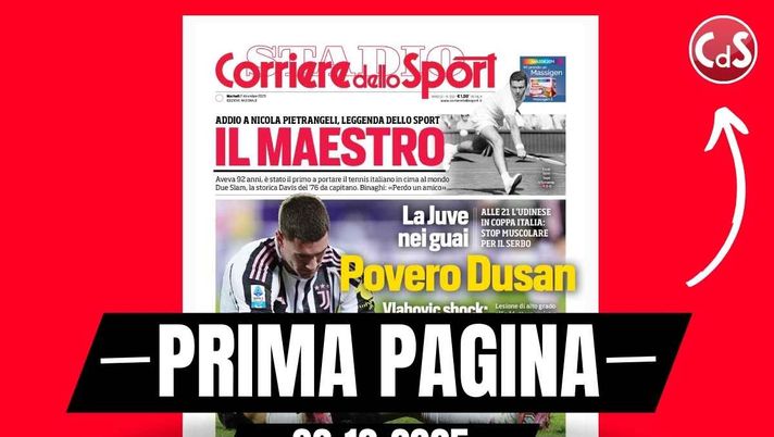 Prima pagina Corriere dello Sport: 'Milan, caccia alla punta: Füllkrug o Mateta'