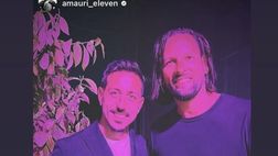 FOTO Palermo, Amauri a Di Mariano: “Buona guarigione, non mollare mai!”