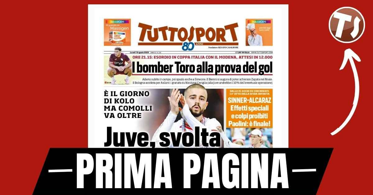prima pagina tuttosport leao l8217infortunio spegne la gioia