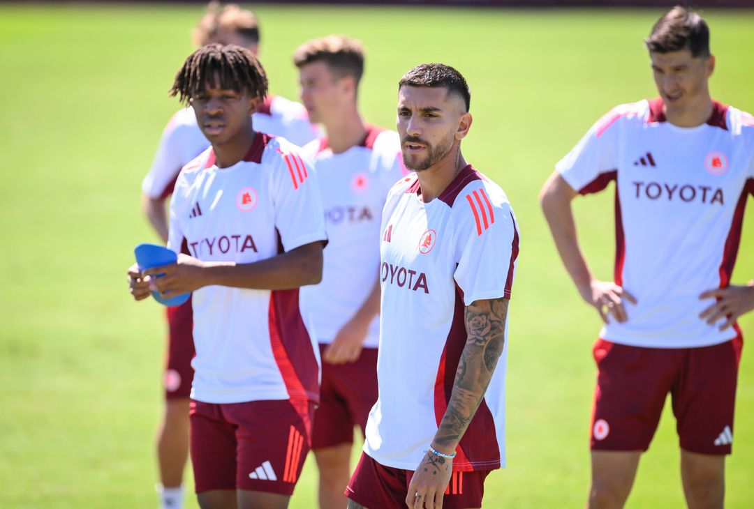 Trigoria, rifinitura in vista del Genoa – FOTO GALLERY - immagine 28