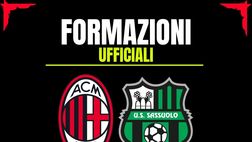 Formazioni ufficiali Milan-Sassuolo: Allegri, tutto per tutto. Sorprende la panchina