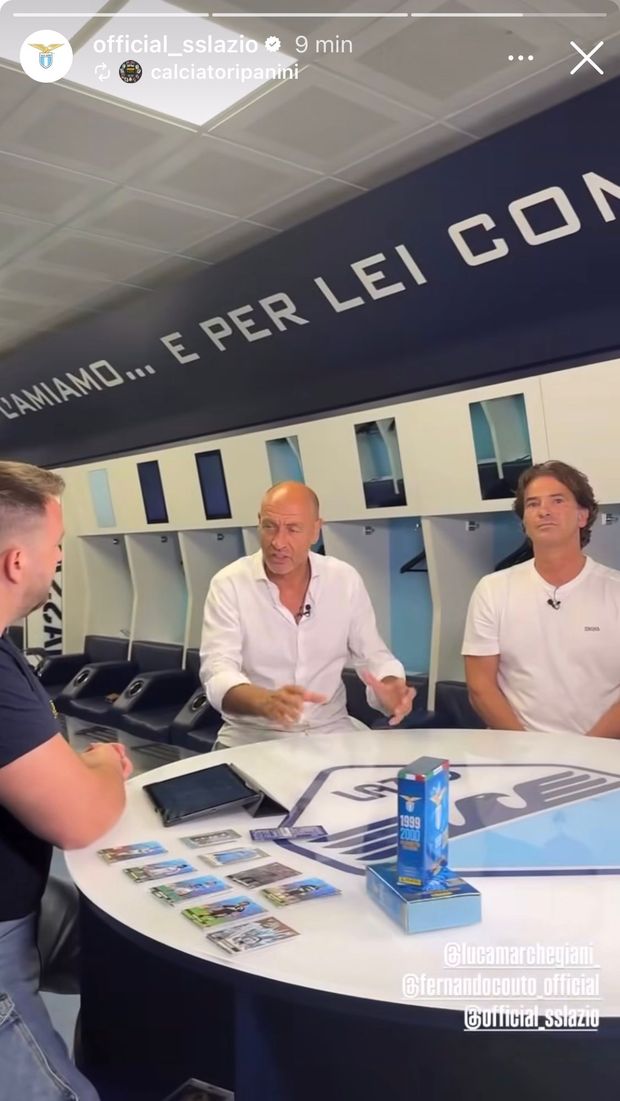 Marchegiani e Couto a Formello per Panini-Lazio