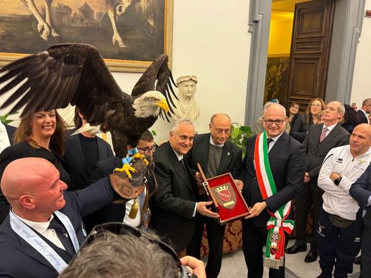 Cerimonia Lazio 124 anni Cerimonia Lazio 124 anni