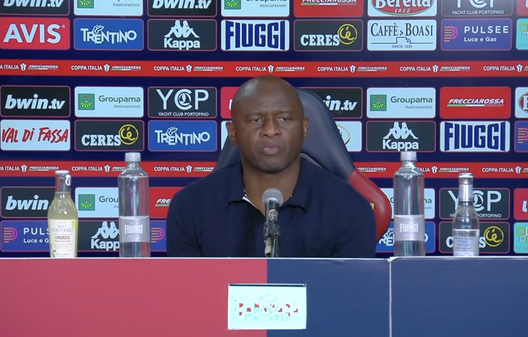 Vieira: “Carboni giocatore con talento. Non è ancora al 100%, qua per crescere”- immagine 2