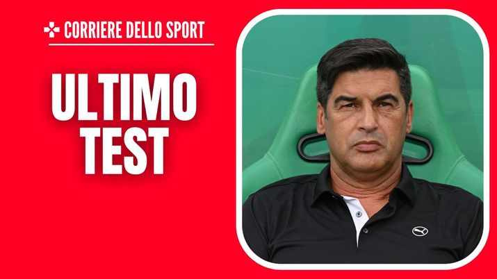 Paulo Fonseca AC Milan allenamento New Jersey