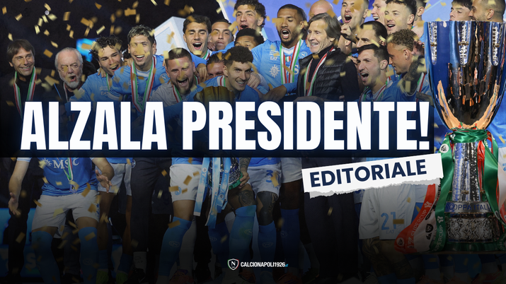 Alzala presidente! È un doppio segnale che Conte e il Napoli mandano al calcio italiano - immagine 1