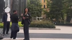 VIDEO / Alessandro Matri sfotte Federica Nargi durante uno shooting: “Ma vai a…”