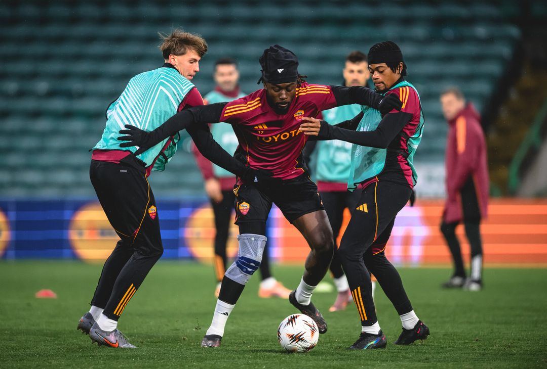 Glasgow, la rifinitura alla vigilia di Celtic-Roma – FOTO GALLERY - immagine 6