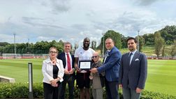Roma, Lukaku premiato come “Miglior atleta straniero in Italia”