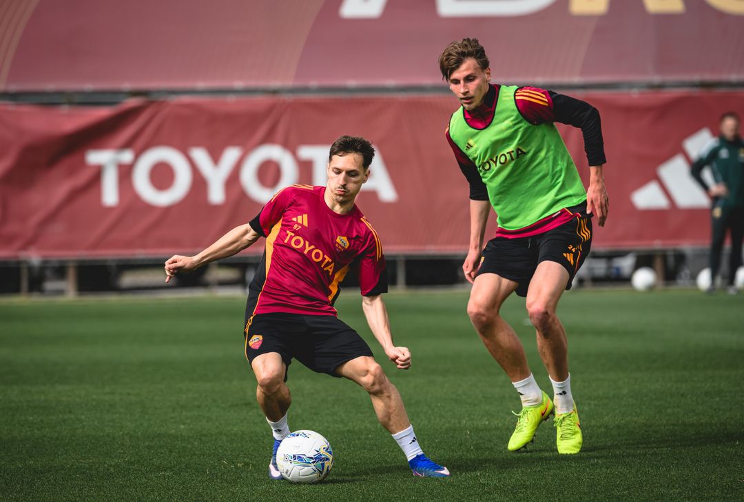 Trigoria, la ripresa degli allenamenti in vista dell’Atalanta – FOTO GALLERY - immagine 11