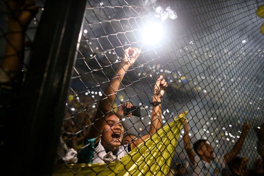 I festeggiamenti dei tifosi Xeneizes (Foto di Agustin Marcarian/Getty Images) I festeggiamenti dei tifosi Xeneizes