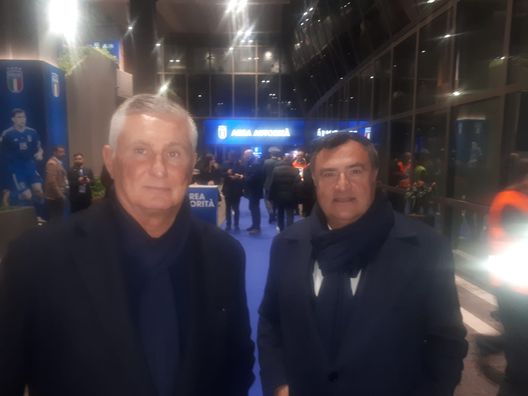 FOTO – All’Olimpico di Roma ci sono anche Barone e Pradé per la Nazionale- immagine 2