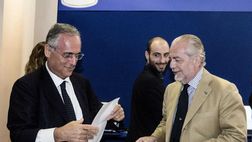 Serie A, Lotito ha l’appoggio di De Laurentiis per il ritorno alle 18 squadre