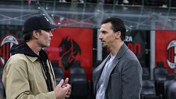 Tom Brady a San Siro: abbraccio con Ibrahimovic e maglia con il suo nome