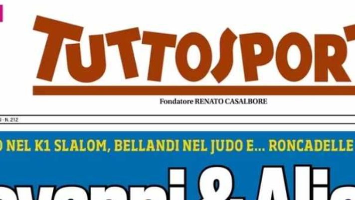 PRIMA PAGINA TUTTOSPORT OGGI: “Juve, scatto per Nico Gonzalez” - immagine 1