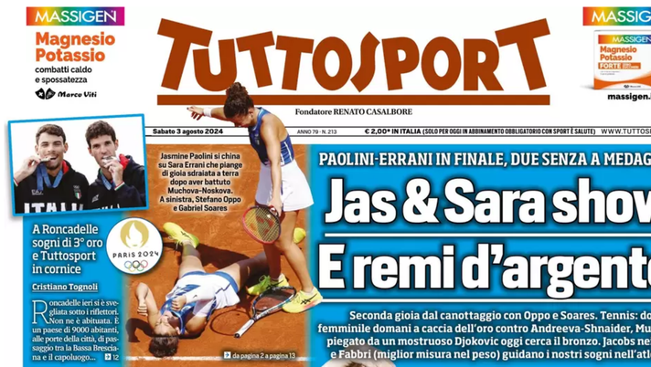 PRIMA PAGINA TUTTOSPORT OGGI: “Juve, 50 milioni per Koopmeiners” - immagine 1