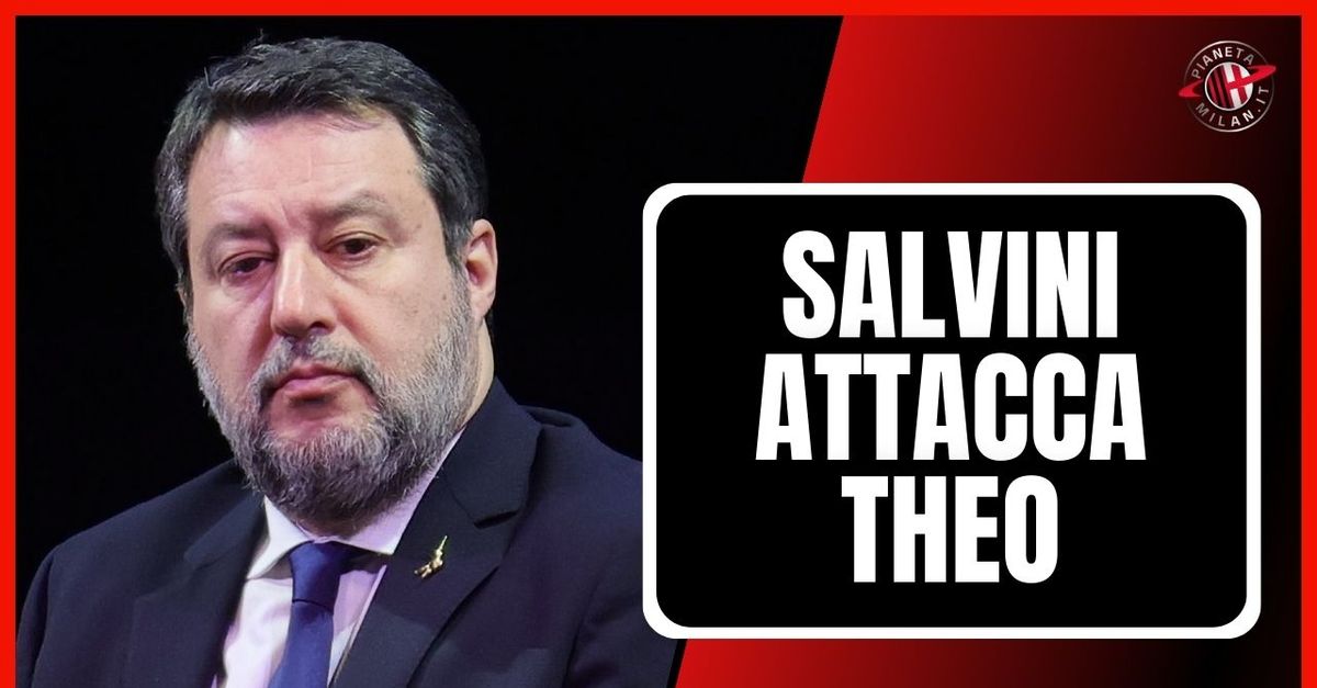 Milan Feyenoord, Salvini tuona: “Theo chiedi scusa! Fuori squadra fino …”