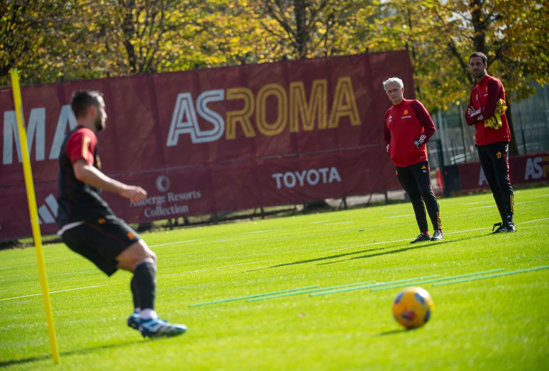 Roma, a Trigoria tornano ad allenarsi anche i nazionali – FOTO GALLERY - immagine 22