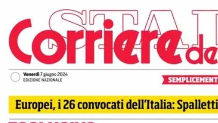 PRIMA PAGINA CORRIERE DELLO SPORT OGGI: “Lukaku chiama Conte: “È il migliore” - immagine 1