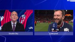 VIDEO / Liverpool-Bologna, Di Canio duetta con Cremonini: quante risate!