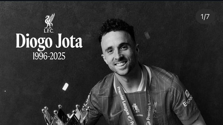 Morte Jota, il Liverpool ritira la sua maglia dopo il tragico incidente - immagine 1