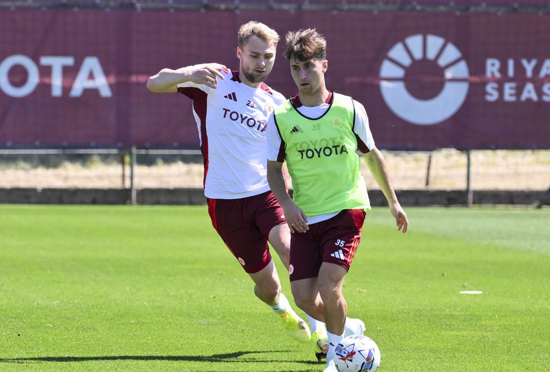 Trigoria, l’allenamento in vista della Fiorentina – FOTO GALLERY - immagine 2