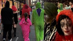 De Rossi e Sarah tra parata e flash mob: l’Halloween ‘Thriller’ a New York con Cattelan